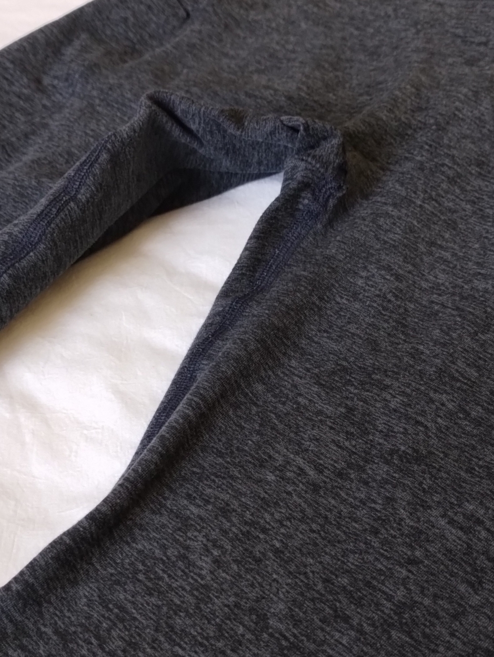 Bombshell Toned 7/8 High-Waist Sculpting Leggings with Pockets - Charcoal Gray L - Picture 9 of 16